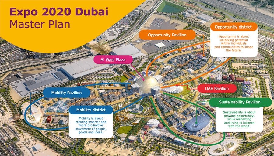 dubai expo 2020 master plan
