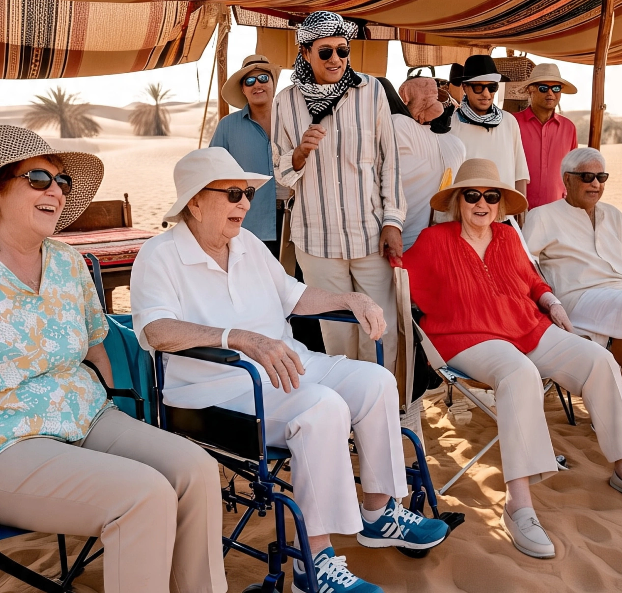 Dubai Desert Safari for the Elderly and Disabled