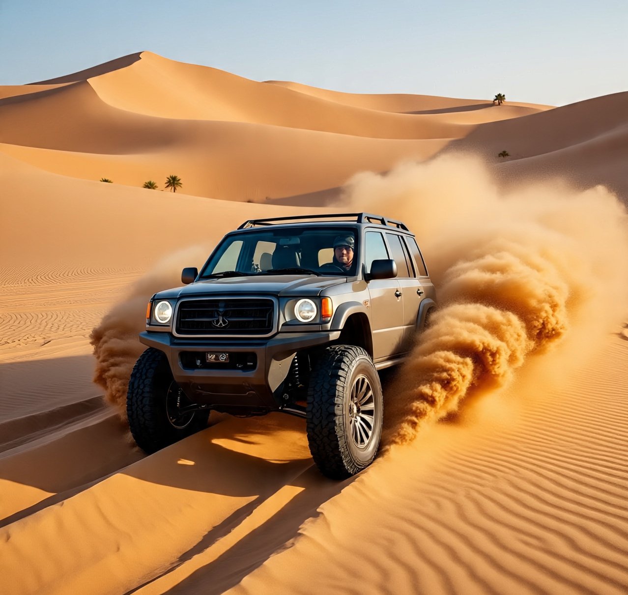 Dune Bashing in Dubai Desert Safari